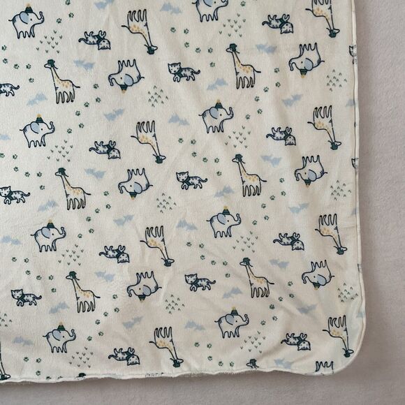 Kyle & Deena Baby‎ Blanket Animals Elephant Giraffe Soft Plush Front Sherpa Back - Picture 4 of 16